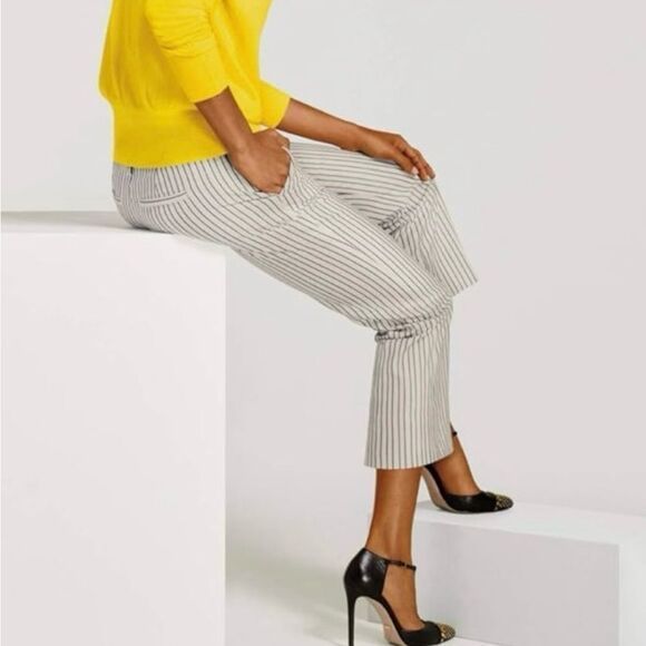 CAbi Tik Tok Crop, Pinstriped Pants. - Picture 1 of 6
